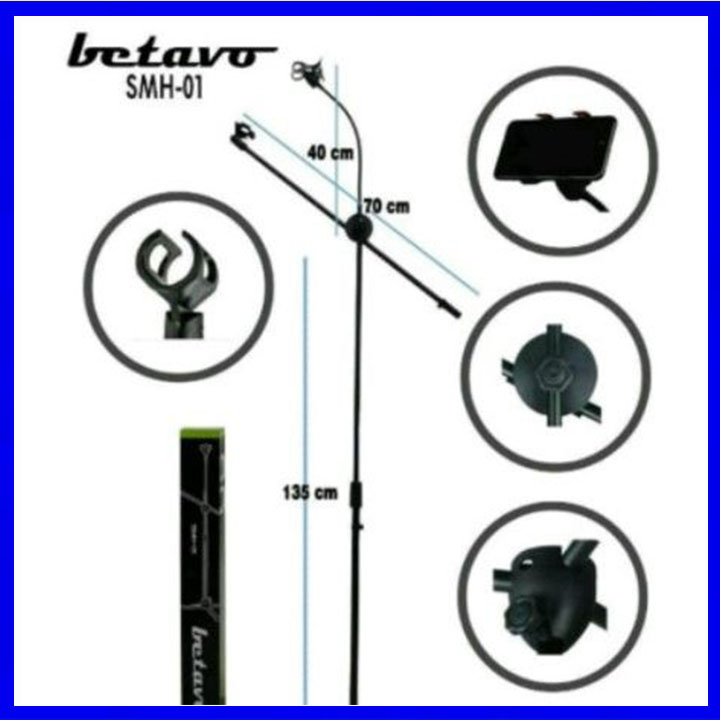 STAND MIC BETAVO//STAND MIC BETAVO SMH01