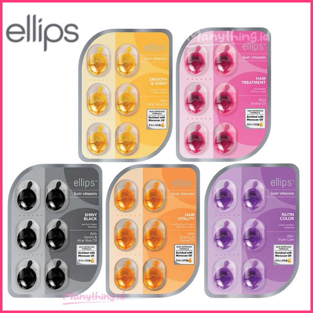 Ellips Vitamin Rambut / Ellips Hair Vitamin 1 Pcs / Hair Serum / Vitamin Rambut Ellips Ecer Satuan