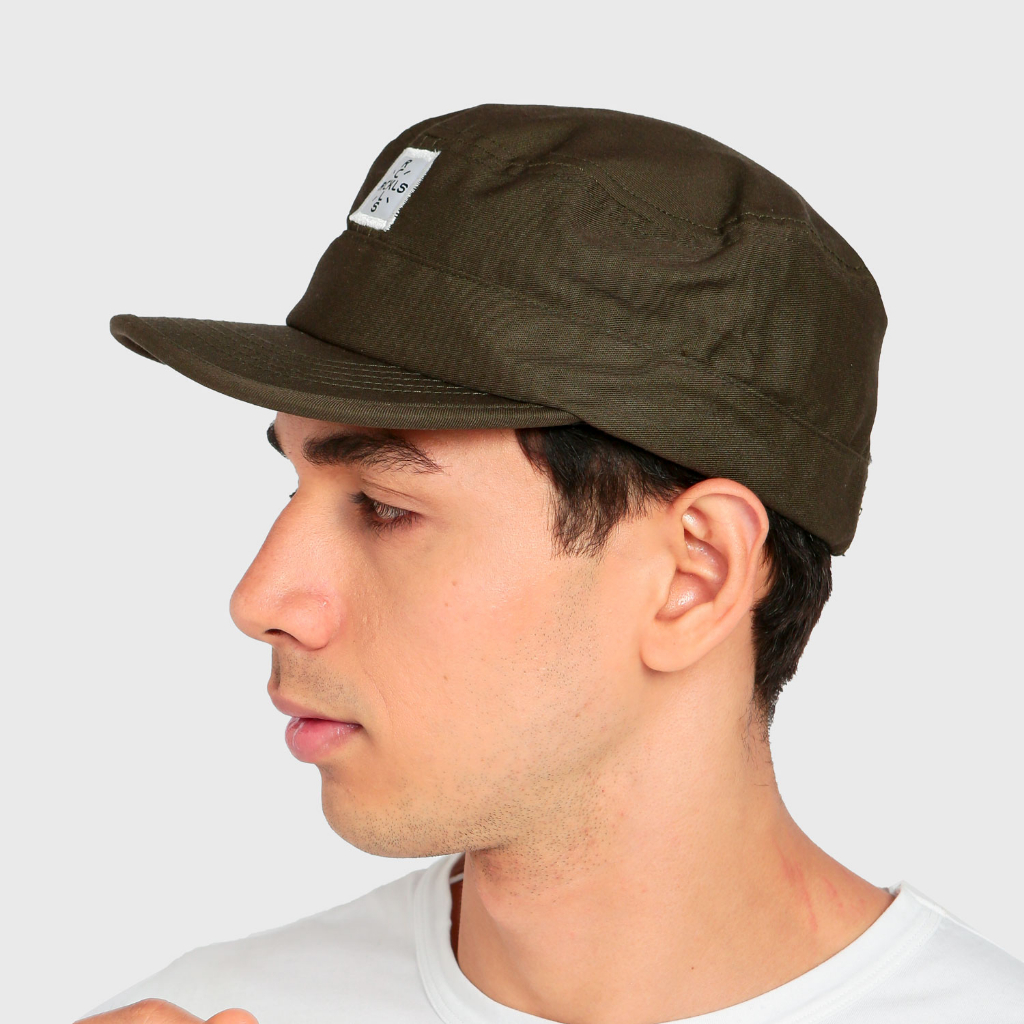 INSANELTD. - Polo Cap RC | Topi Pria Clasic Visor Pendek Comando Army