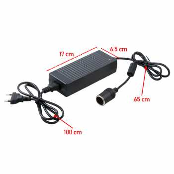 YASOKRO Power Adaptor AC to DC Converter Cigarette Port 12V 9A - 12100 ADAPTOR vacum vacuum vakum mobill pompa ban mobil konpresor