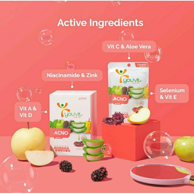 YOUVIT MULTIVITAMIN ANAK| DEWASA | ACNO | YOUVITXERHA 7DAYS