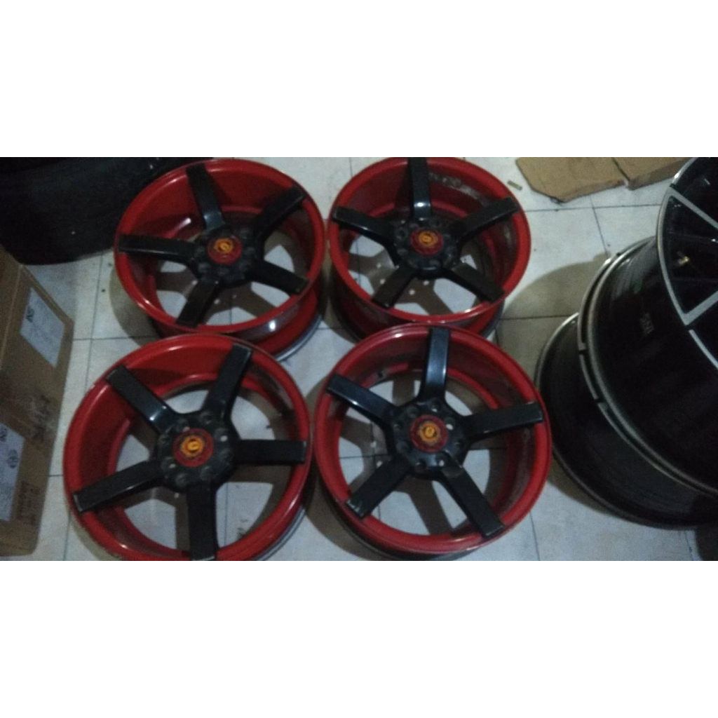 VELG MOBIL RACING VOSSEN R15X7 LUBANG BAUT PCD 4X100, 4X114 ET35