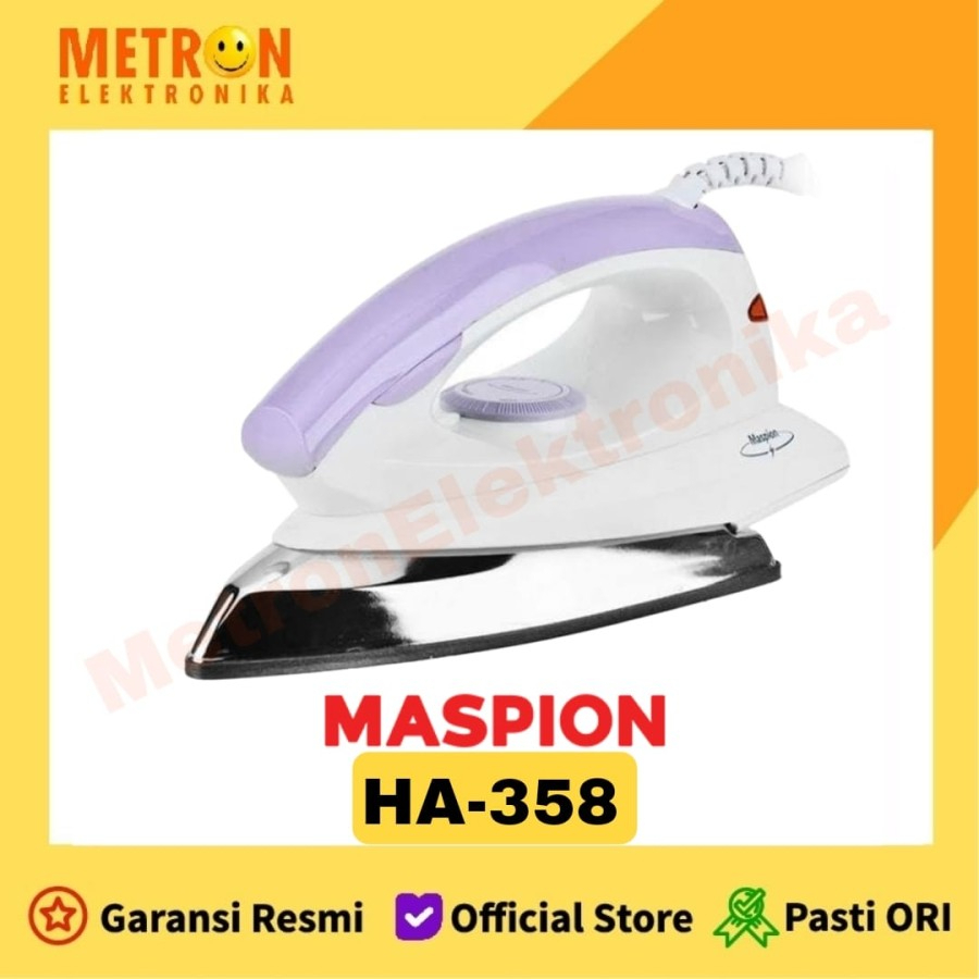 MASPION HA 358 SETRIKA / GOSOKAN / AUTOMATIC IRON / HA358