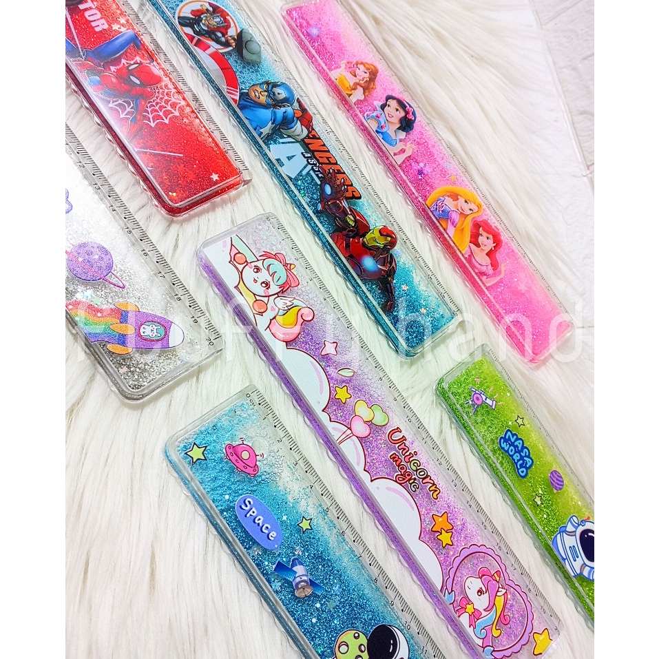 

PENGGARIS AIR GLITTER UNIK 20CM ASTRONOT UNICORN