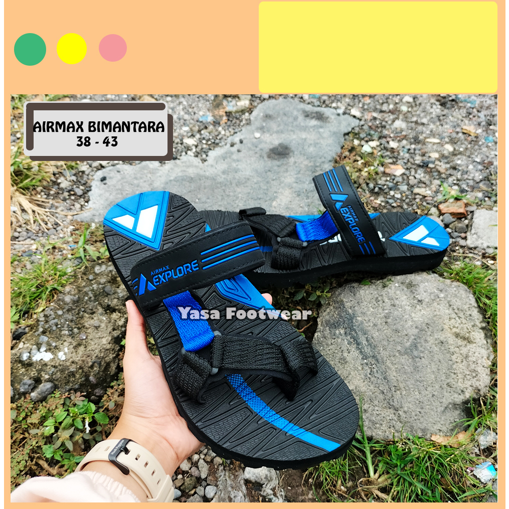 Yasa Footwear - Sandal AIRMAX BIMANTARA 38-43 / Sandal Fashion / Sandal Pria / Sandal Gunung Pria / 