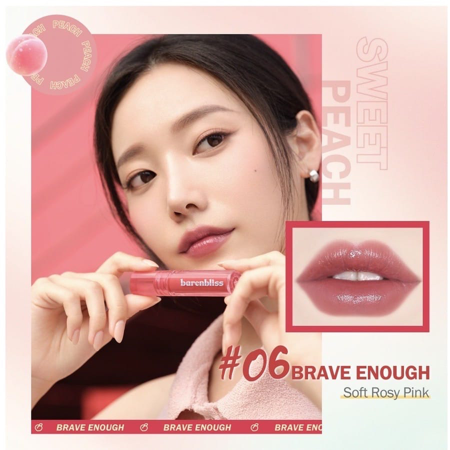 ✿ELYSABETHME✿  BNB BARENBLISS peach makes perfect LIPTINT KOREA TAHAN 24 JAM ombre viral