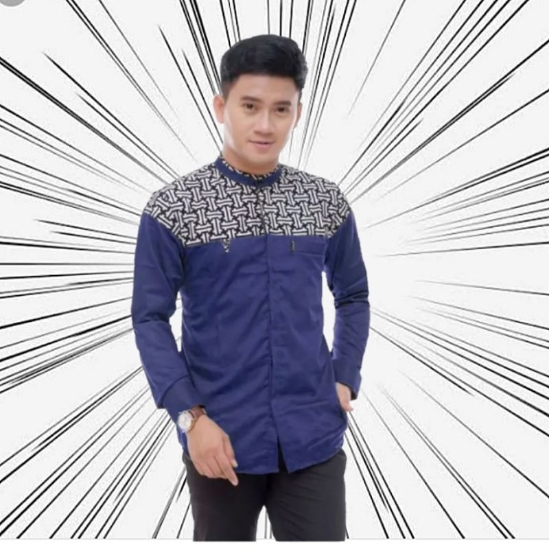 baju koko motif FALKON premium motif batik