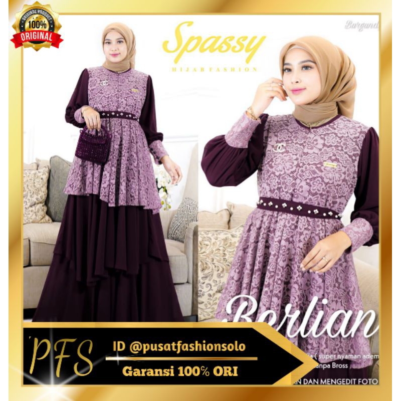 BERLIAN - MILLA - JODHA SET • 1 / 2 •  ORIGINAL Product By SPASSY✔ | Brocat Tile Mix Ceruty | ORI Be