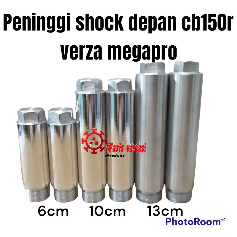 peninggi shock depan cb150r tiger verza megpro