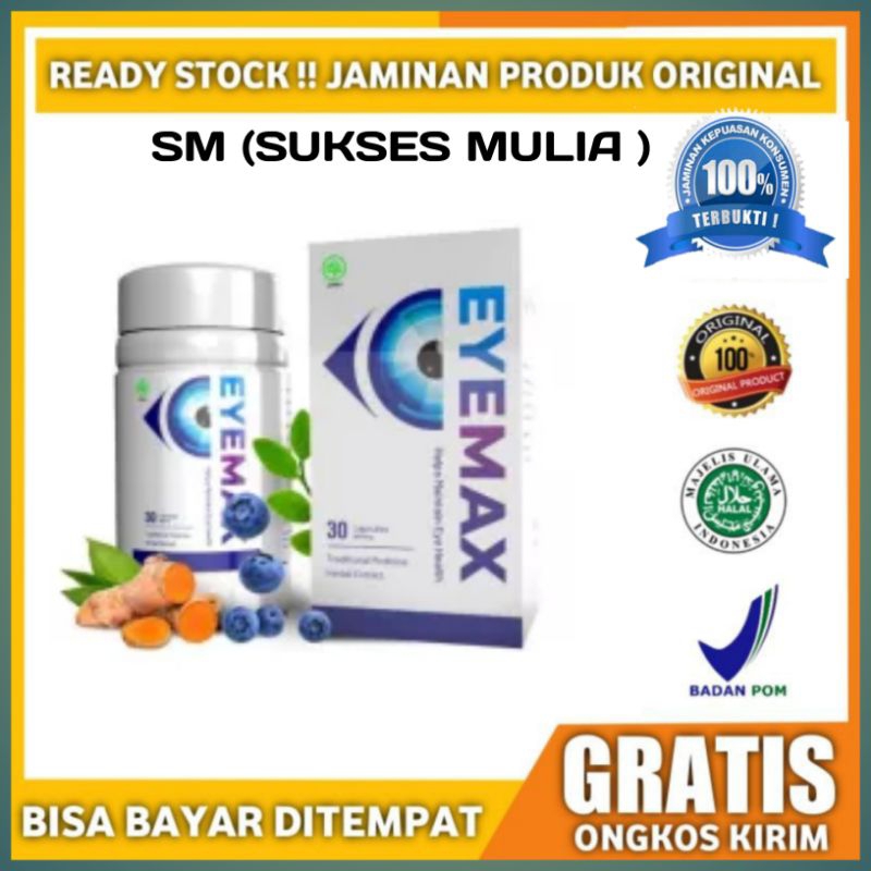 

EYEMAX ASLI 100% ORIGINAL OBAT MATA PLUS MINUS RABUN KATARAK GLUCOMA HERBAL BPOM