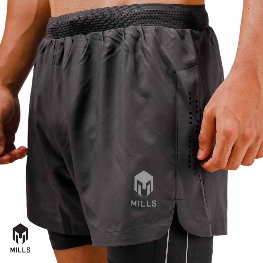 CELANA RUNNING PRIA MILLS FASTRACK SHORT PANTS MENS
