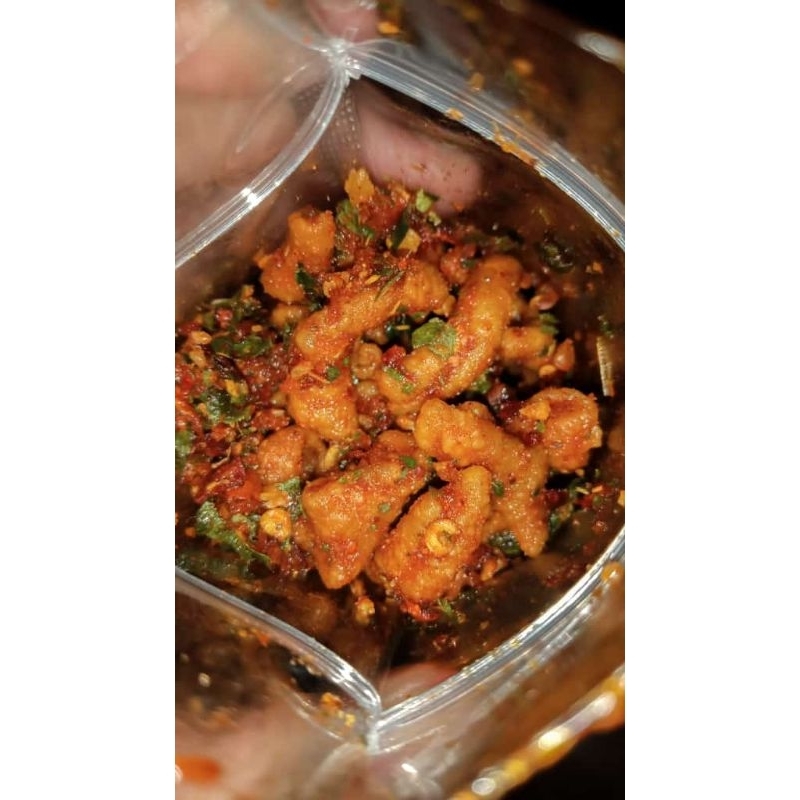 

usus krispi 100gram pedes jeruk