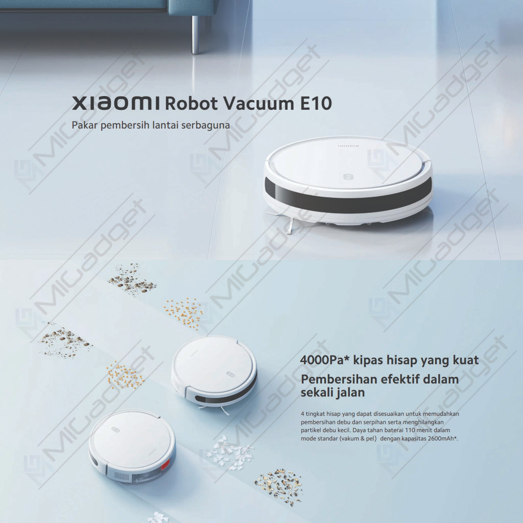Xiaomi Robot Vacuum Cleaner E10 Robotic 35W 2600mAh