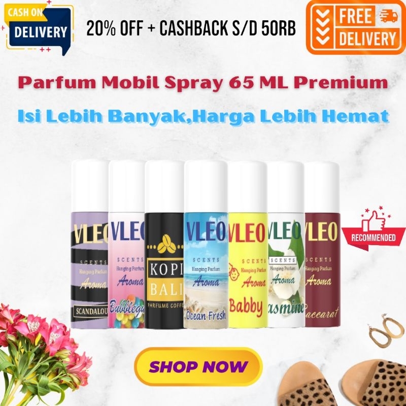 PARFUM MOBIL SPRAY 65 ML WANGI TAHAN LAMA / PENGHARUM MOBIL / PENGHARUM RUANGAN
