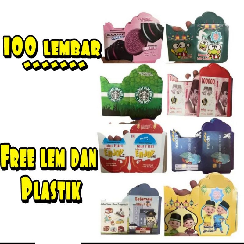 

Amplop Lebaran Lucu Murah 100pcs