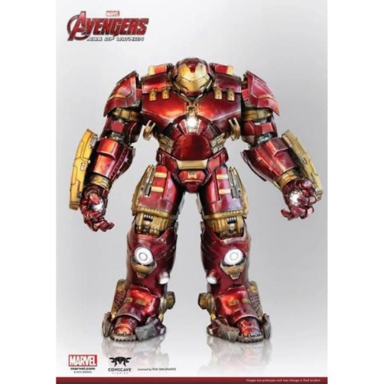Unik Comicave 1/12 Scale Iron Man MK44 Action Figure Alloy Led Light Hulkbu Berkualitas