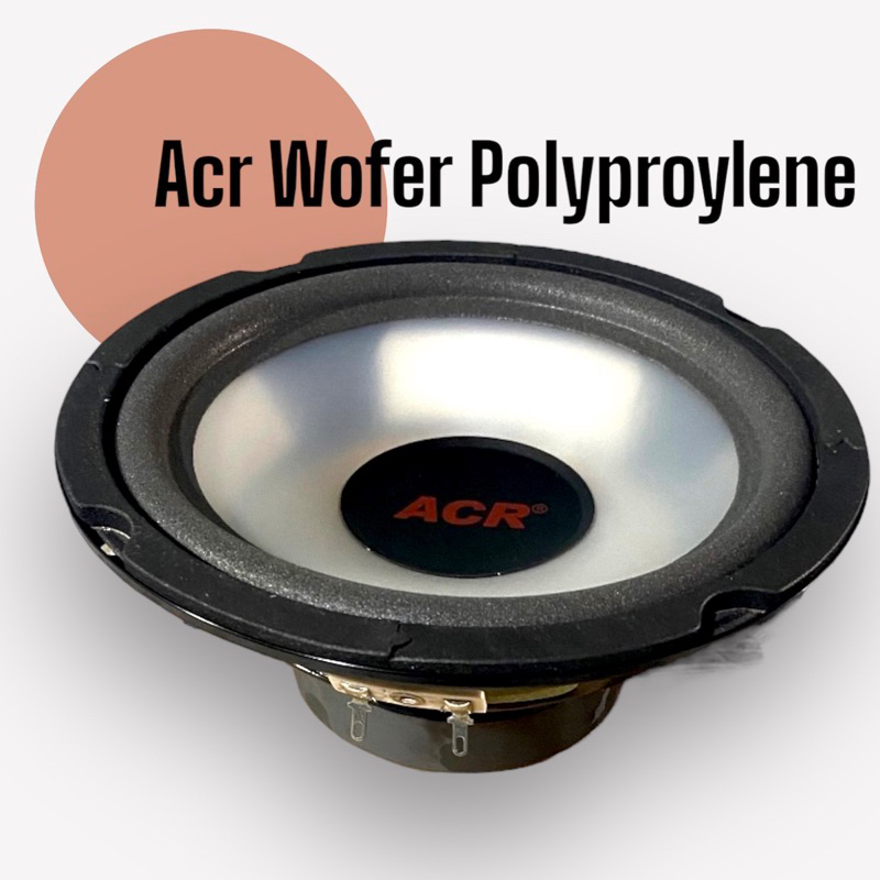 Speaker 6 Inch wofer Acr C 630 WH polypropylene