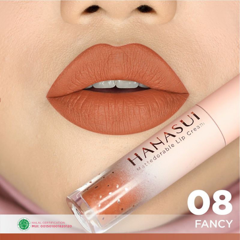 HANASUI MATTEDORABLE LIPCREAM LIP LIPT LIPSTIK LIPSTICK BPOM HALAL ORIGINAL LIPCREAM MURAH LIPMATTE 