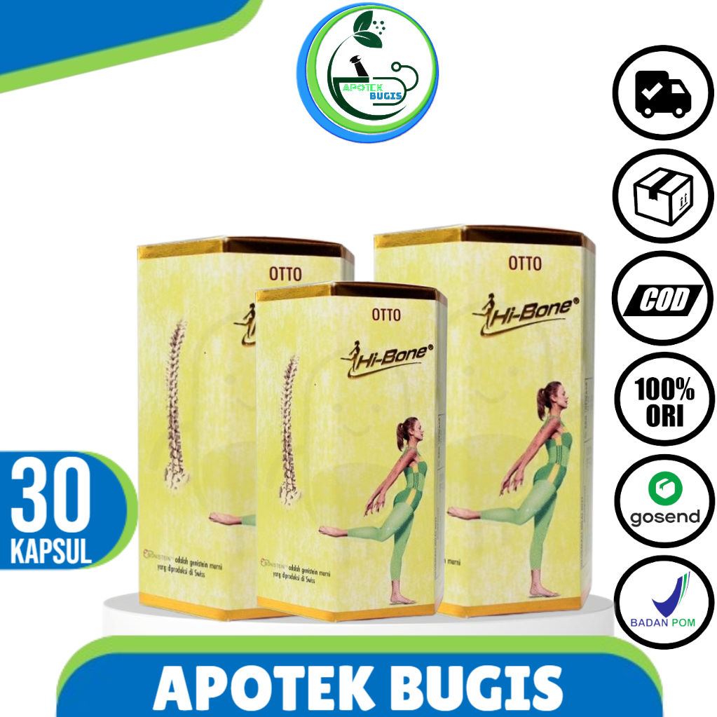 Hi bone isi 30pcs Suplemen Calcium Memelihara KesehatanTulang- Isi 30 Kapsul