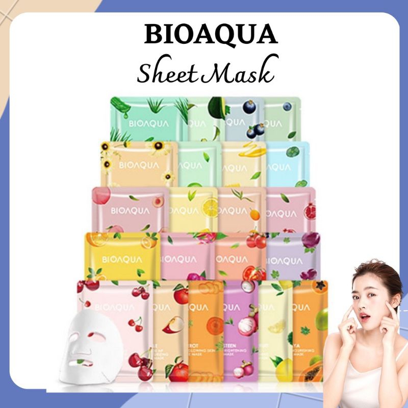 BIOAQUA Sheet Mask Hydrating ESSENCE Face Mask / Masker Kertas BIOAQUA / Sheet Mask BIOAQUA