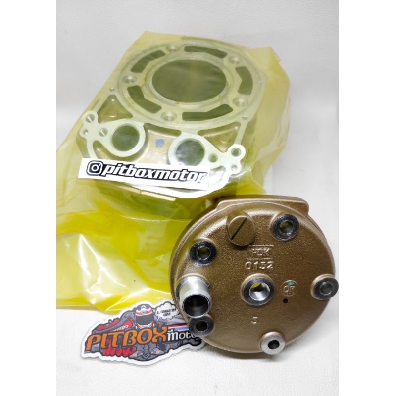 head blok pdk gold 1855 BW ninja r rr label merah original