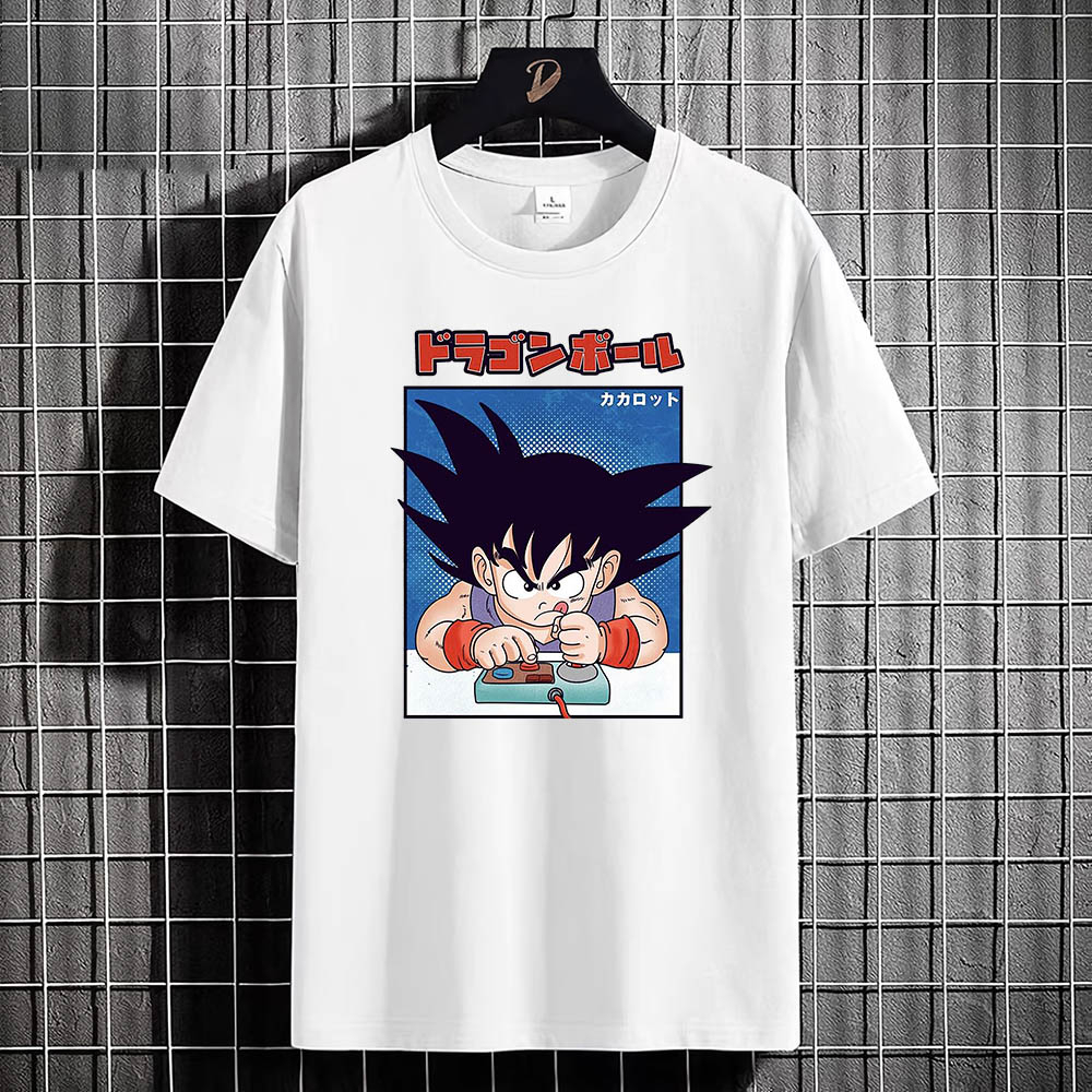 Kaos Tshirt Pria Baju PLAY GAME SONGOKU Distro Basic Lengan Pendek Cowok Kasual DTF