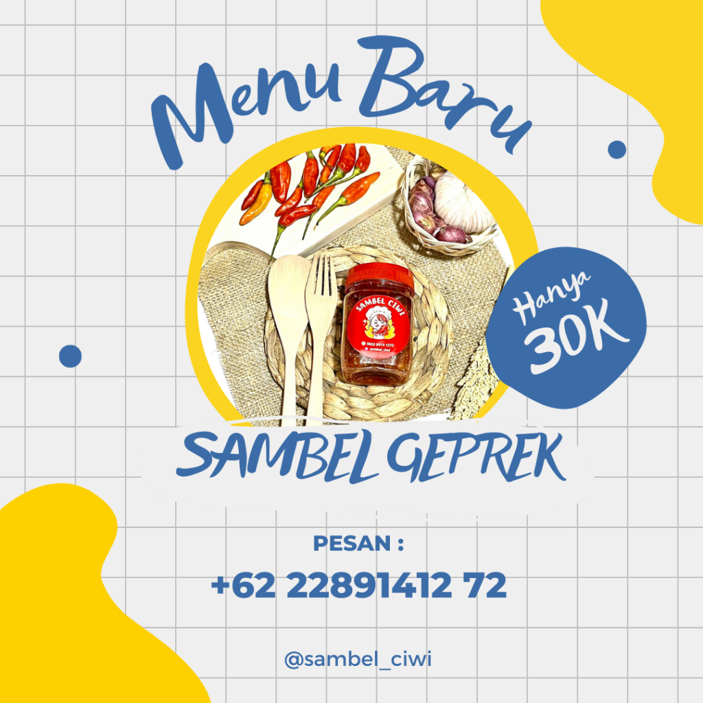 Sambal Bawang Geprek / Sambel Pedas / Sambel Enak