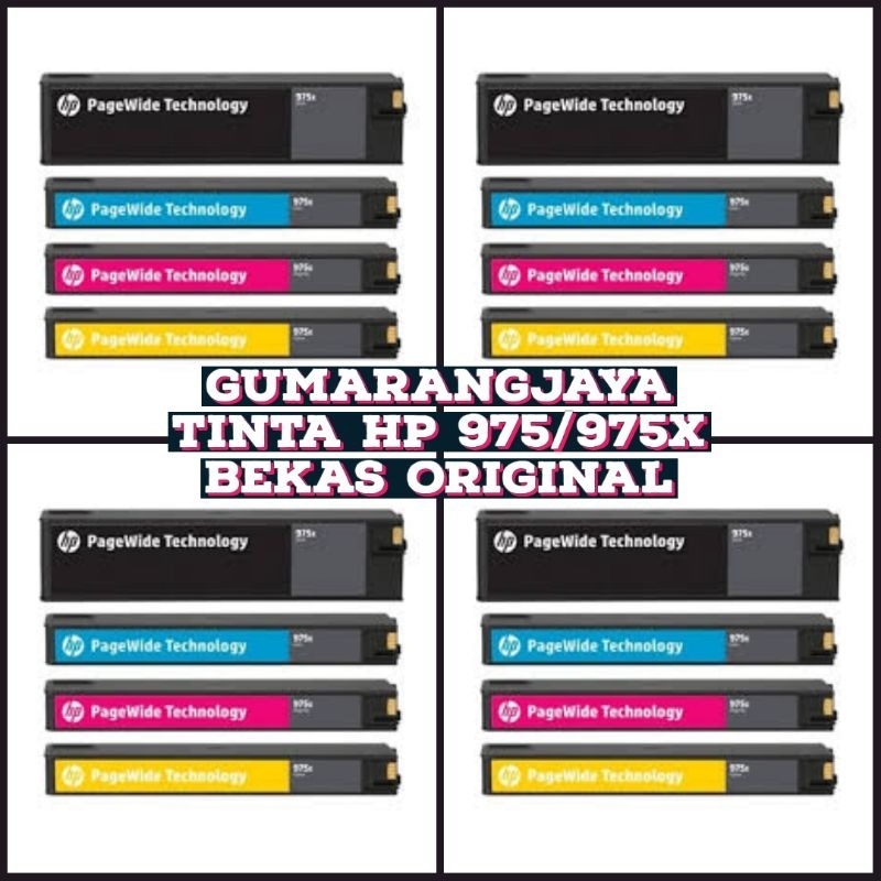 TINTA HP 975/975X BEKAS ORIGINAL NEW
