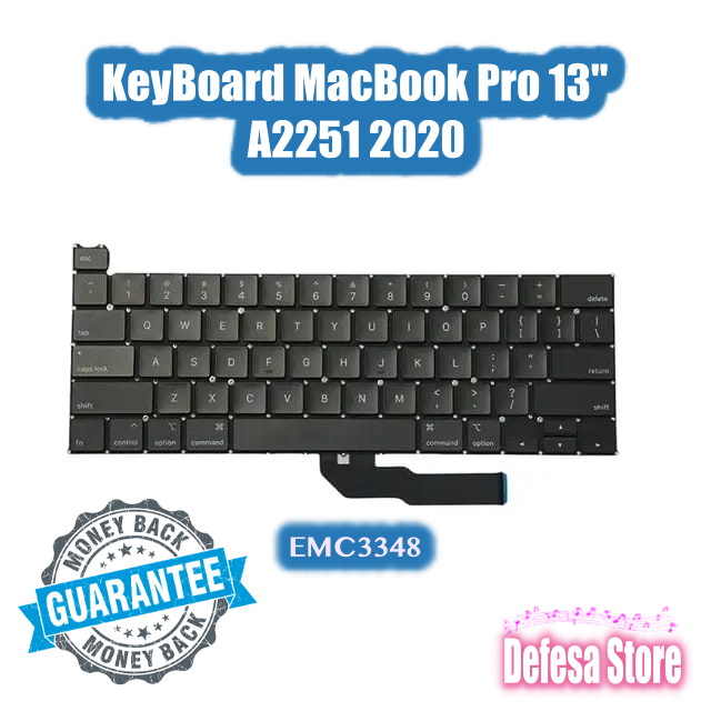 Keyboard MacBook Pro 13&quot; A2251 2020 US