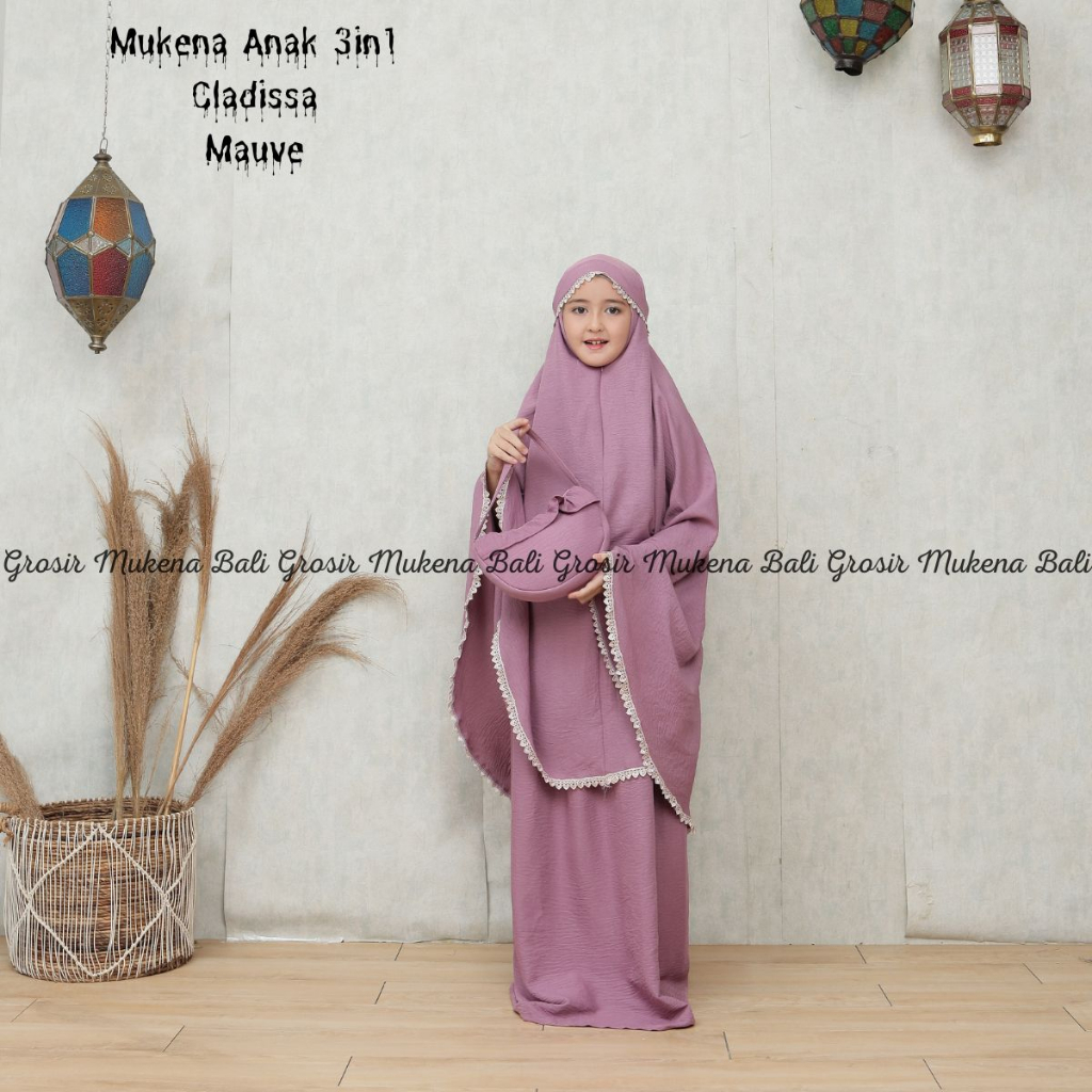 Jumuna - Mukena Anak 3in1 Cladissa