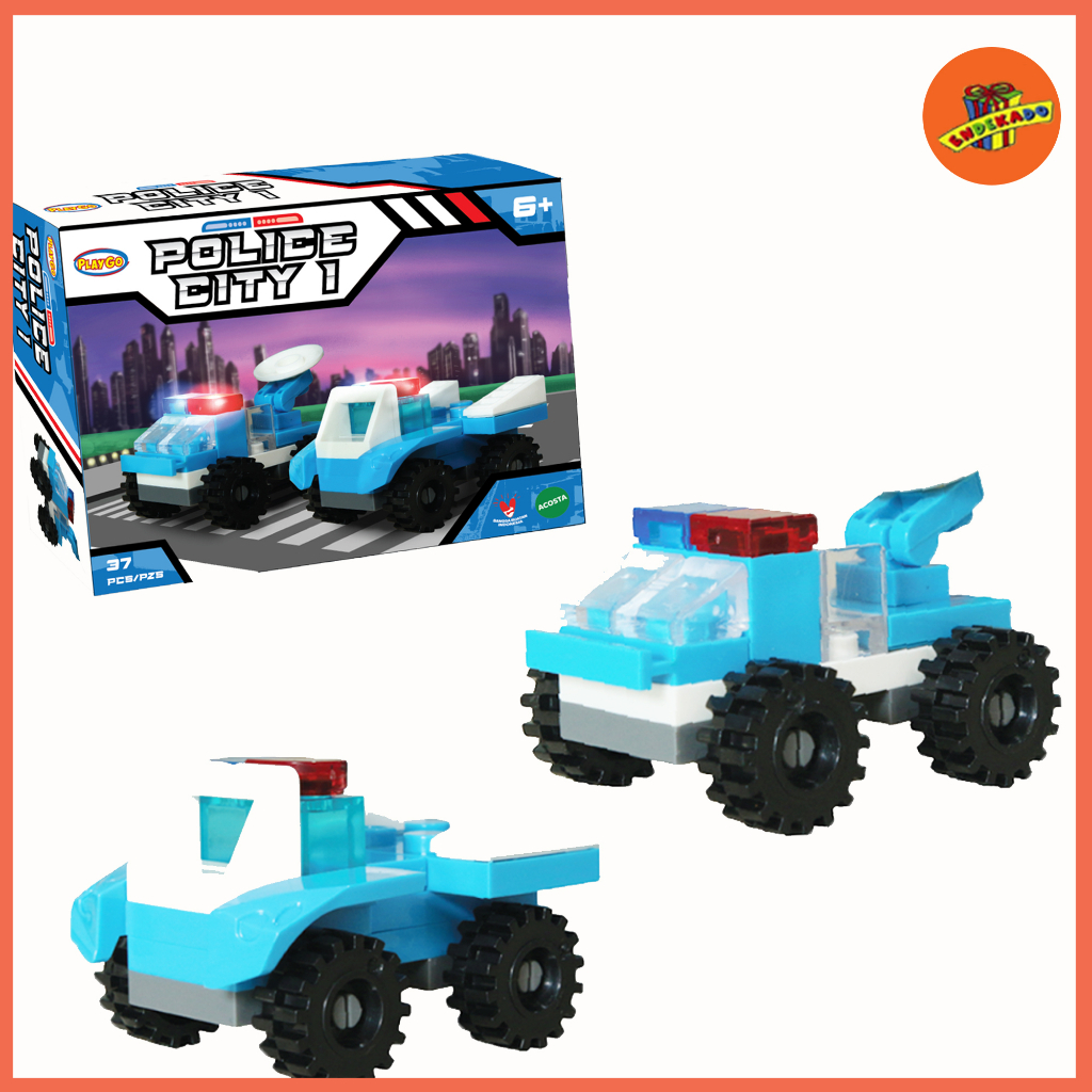Playgo Mainan Anak Lego Mobil