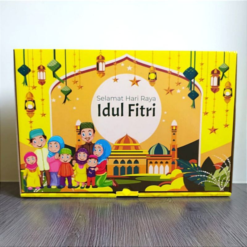 

box lebaran 6 toples 250gr #dus kue isi 6 toples