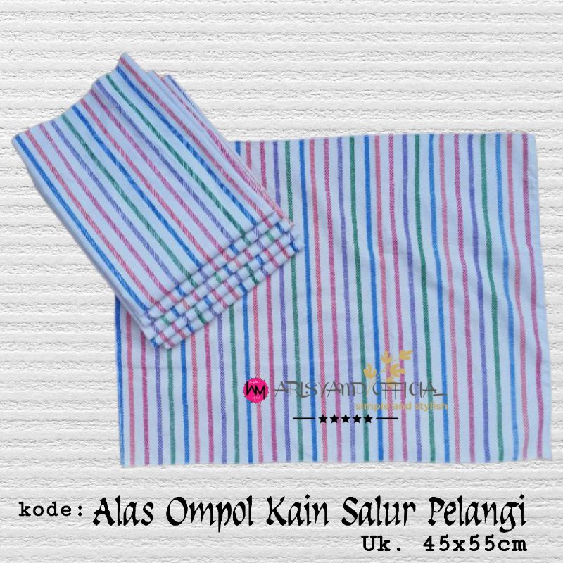 AM | Alas Ompol Kain | Alas Ompol Bayi Kain Lurik Salur Pelangi