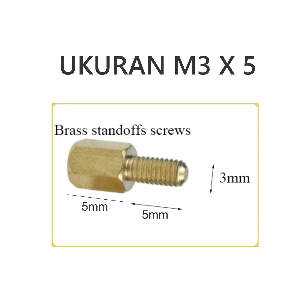 Baut Screw Skrup Dudukan / Tatakan Motherboard