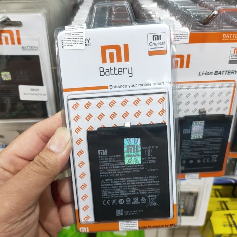 BATERAI XIAOMI REDMI 6/6A BN37 3000MAH ORIGINAL