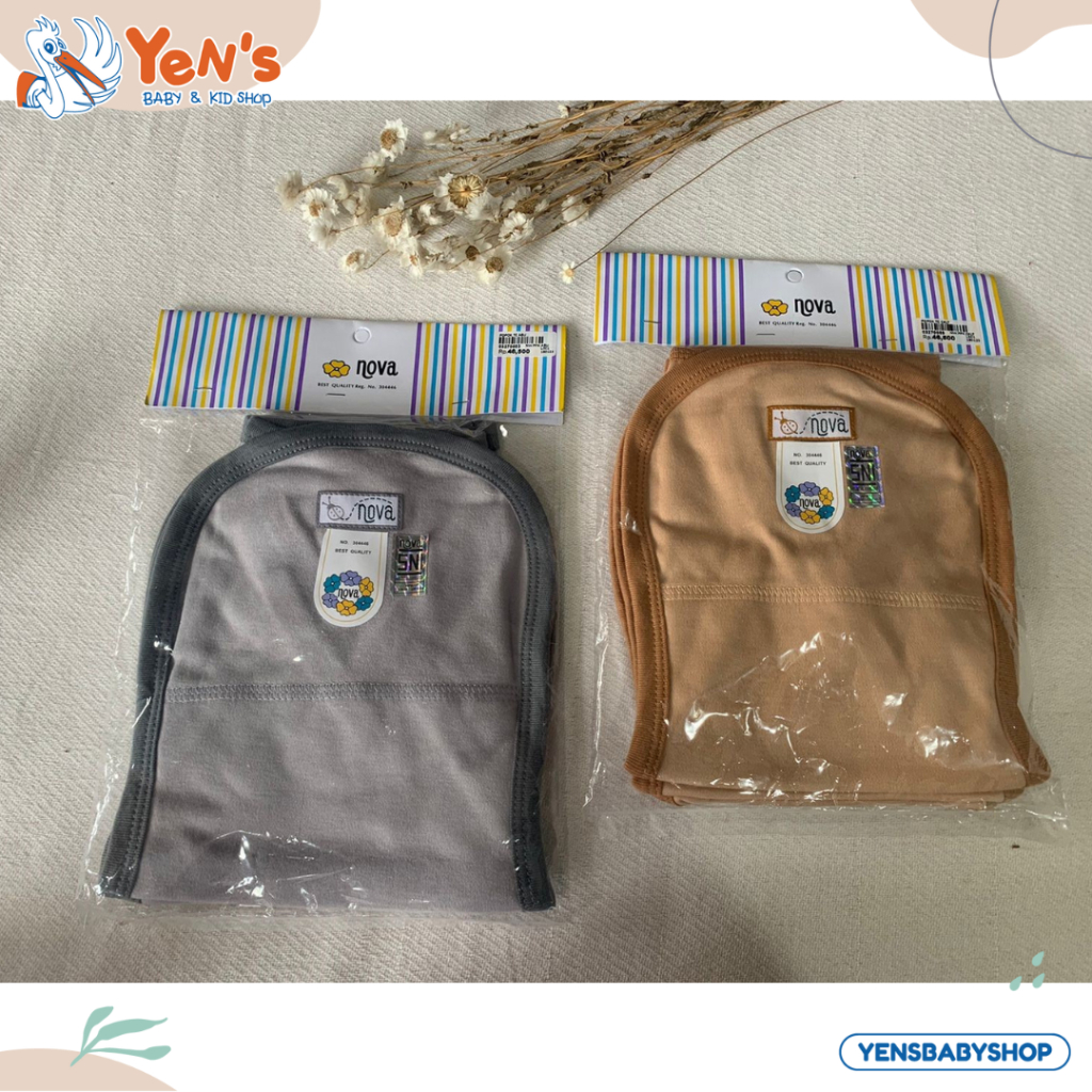 Nova Popok kain Tali Polos - Popok Bayi Isi 3pcs