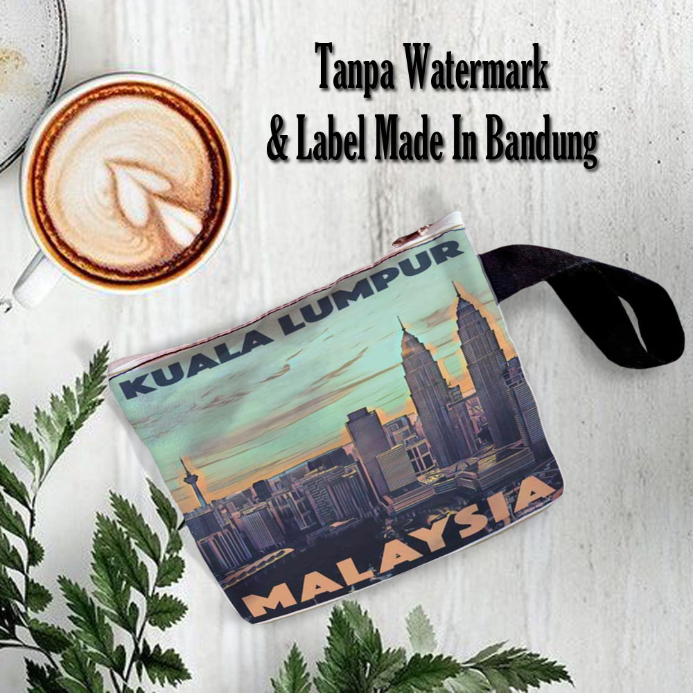 [GROSIR] Souvenir Pouch Dompet Kuala Lumpur Malaysia