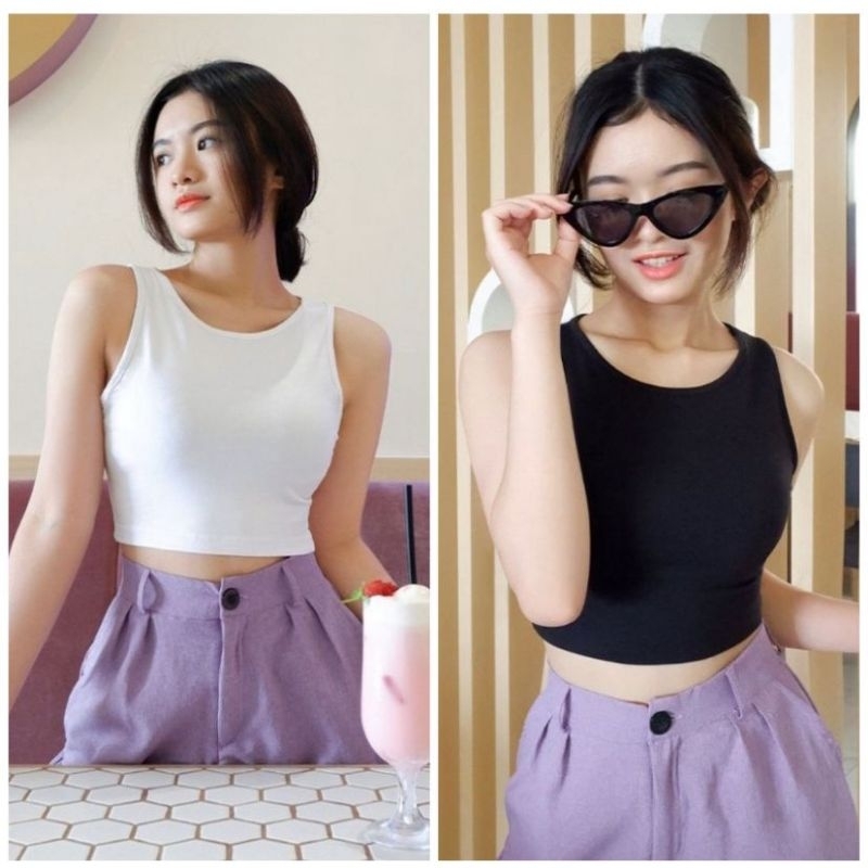 Tanktop Patricia RIB / Tanktop Wanita (COD)