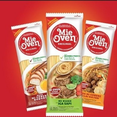 MIE OVEN Mayora 78gr Goreng Bawang Kuah Iga Sapi Mie Sehat