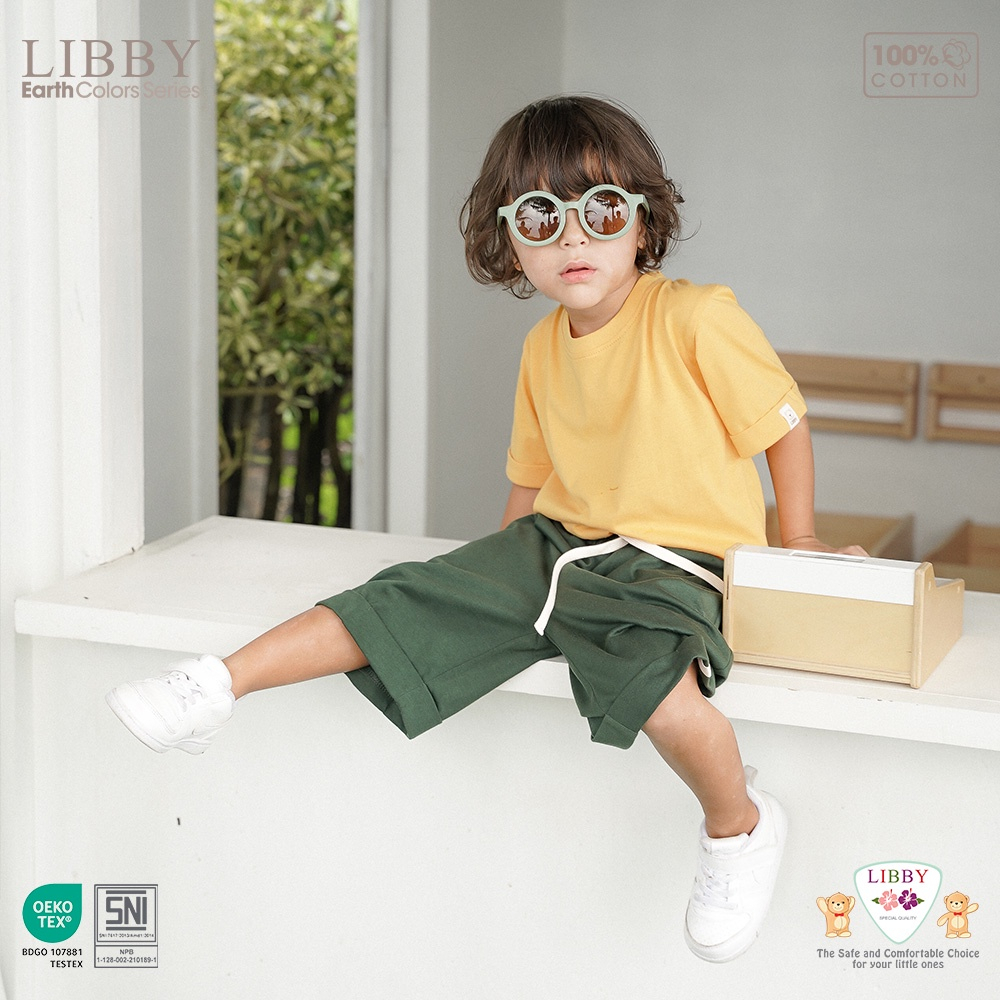 LIBBY Earth Colour Celana Tom Short Boy (1PCS /Pack) | Celana Anak