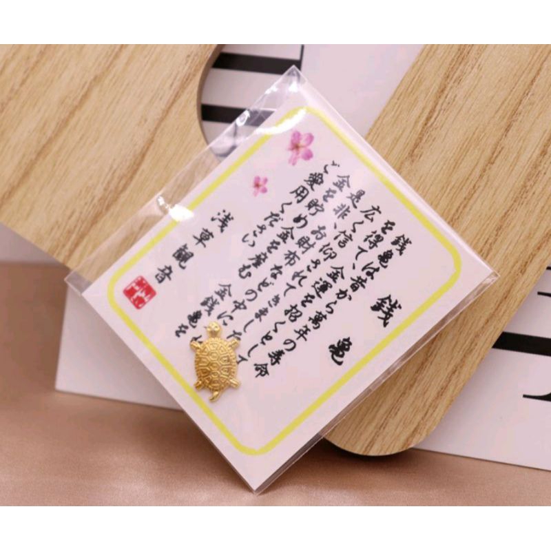 GANTUNGAN KUNCI KURA2 EMAS / KURA2 KEBERUNTUNGAN/HOKKIE ORIGINAL