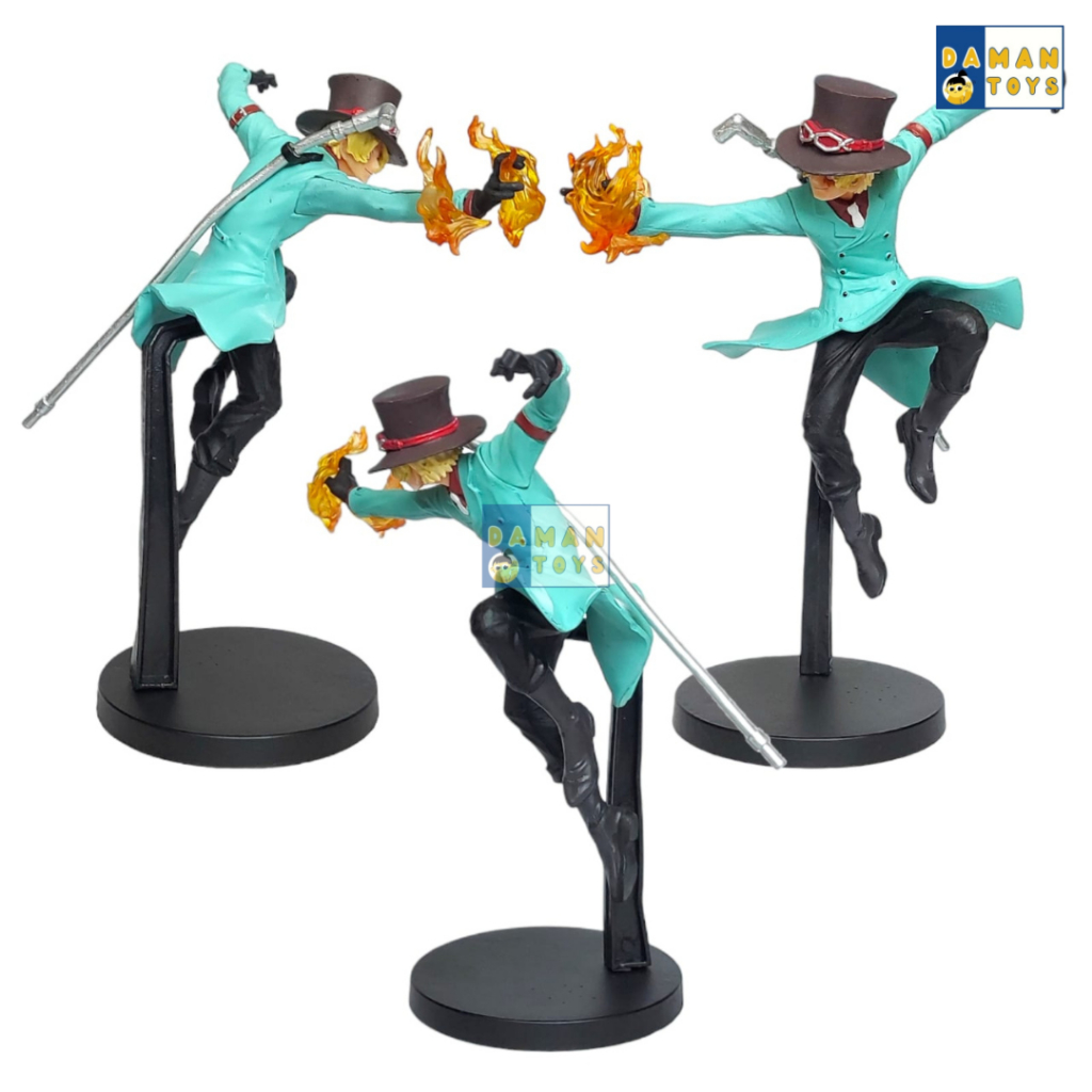 Action Figure One Piece Sabo Rob Lucci Sanji Anime