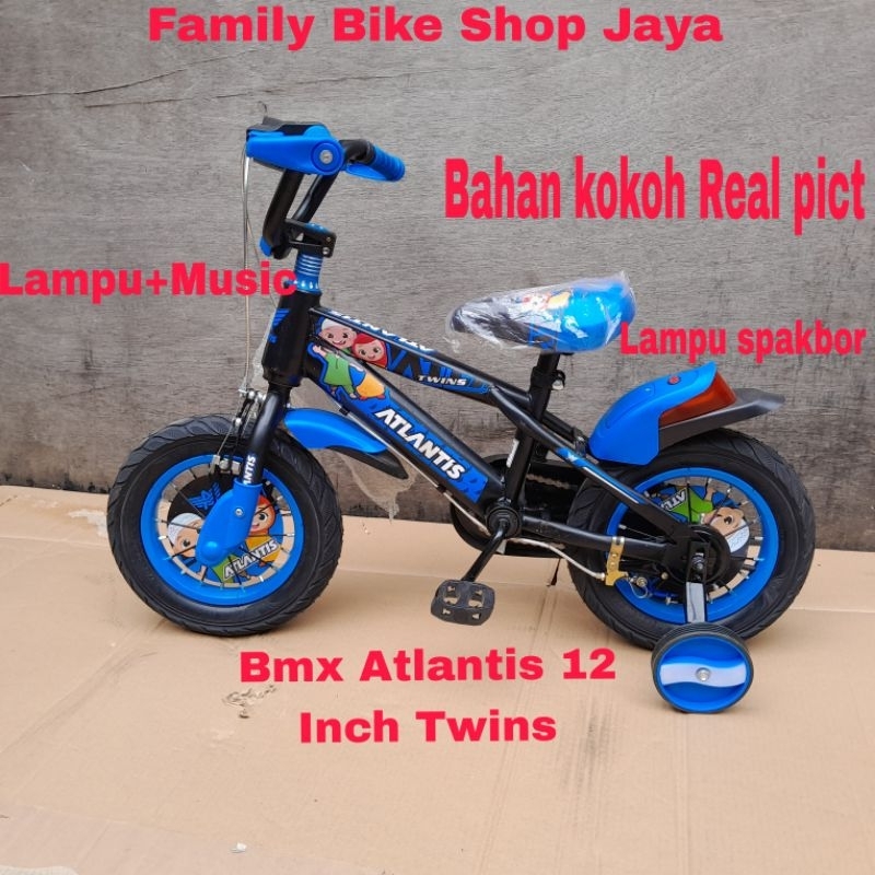 Sepeda Anak Bmx Atlantis 12 Inch music lampu
