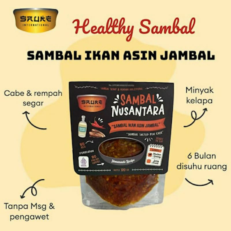 

Sambal Sehat Nusantara - Sambal Ikan Jambal