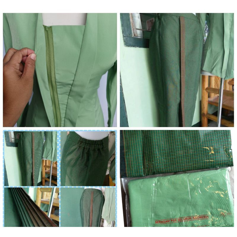 psr persit hijau muda dan hijau tua