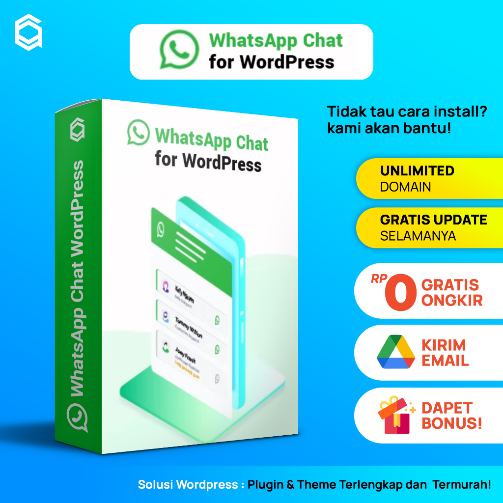 WhatsApp Chat for Wordpress Plugin Lifetime Free Update