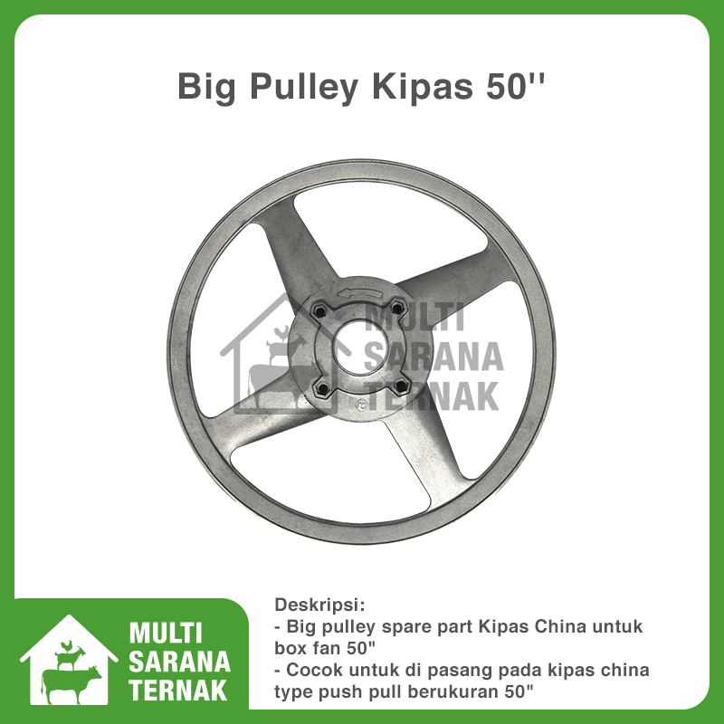 Big Pulley Spare Part Kipas China 50" Exhaust Fan Pushpull Newline