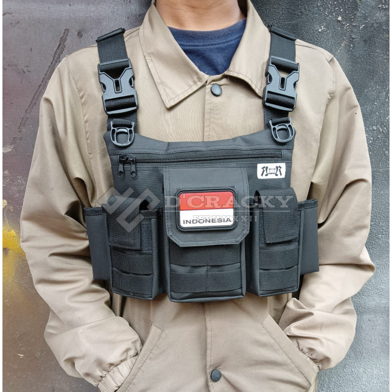 Tas Dada / Chest Bag Rig / Tas dada nyaman dipakai untuk aktivitas sehari hari