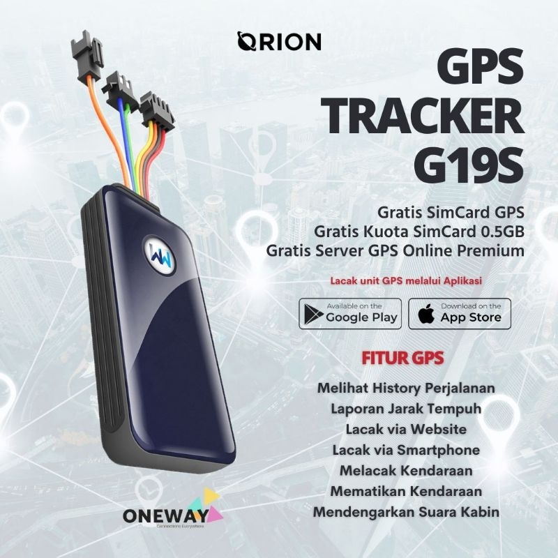 Smart GPS Tracker Oneway G19S Free Server Online