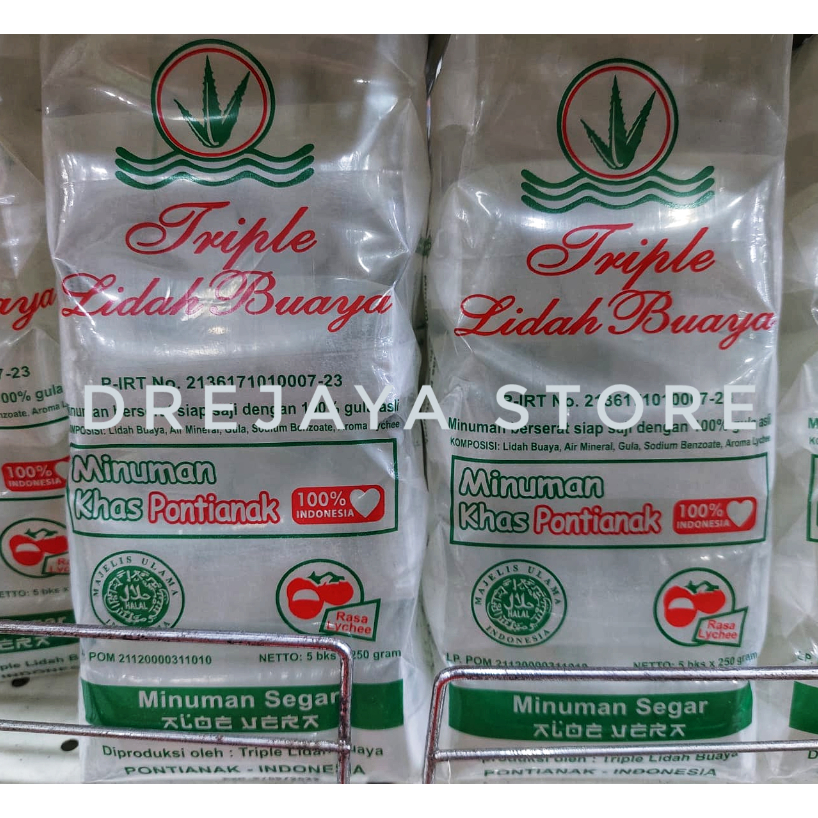 

Minuman Lidah Buaya / Aloe Vera Triple Khas Pontianak